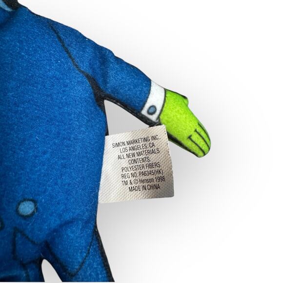 Vintage Blockbuster 1998 Plush Muppet Dolls LOT of 2 Gonzo, Kermit Promo 7" - Picture 7 of 7